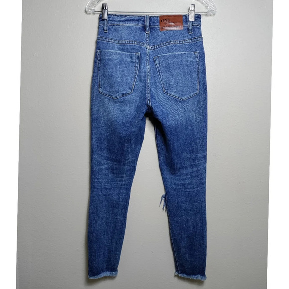 One Teaspoon FreeBirds II High Waist Skinny Jeans Size 25 - Picture 3 of 6
